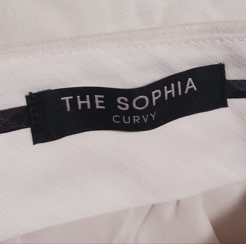 Ann Taylor Sophia Curvy Fit Crosshatch Trouser - Picture 9 of 12